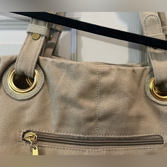 Big Budda Light Brown Canvas Tote - Picture 5 of 8